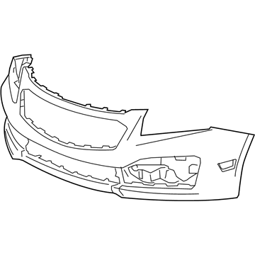 GM 94525909 Front Bumper Cover *Service Primer