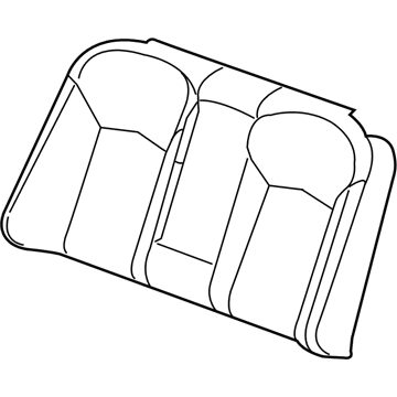 GM 84390376 Cover Assembly, R/Seat Bk *Vanilla