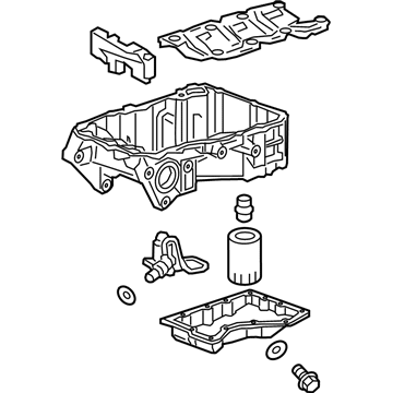 GM 12671766 Pan Assembly, Oil