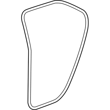 GM 23261079 Weatherstrip Assembly, Rear Side Door (Body Side)