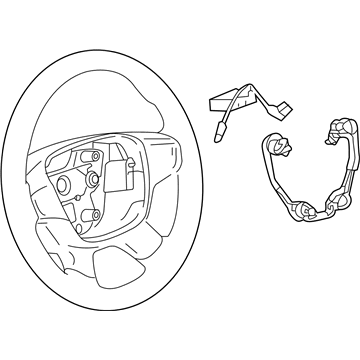 GM 23225101 Wheel Assembly, Steering *Black