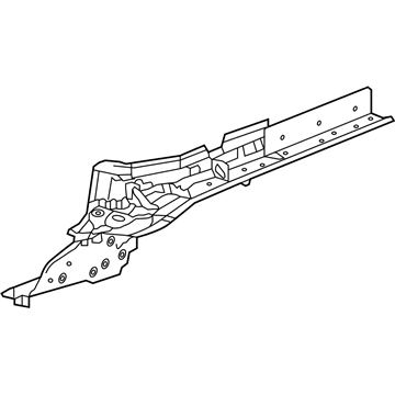 GM 39030901 Rail Assembly, U/B Rr Si