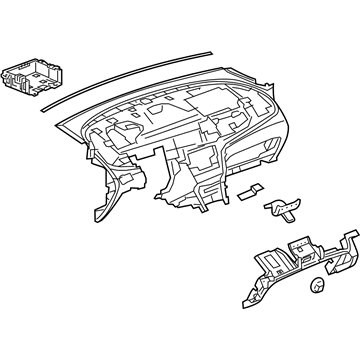 2017 Buick Encore Dash Panel Vent Portion Covers - 42574073
