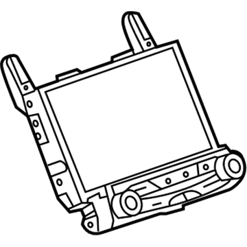 GM 90922184 Control Assembly, Amplitude Modulation/Frequency Modulation Stereo Radio *Cocoa