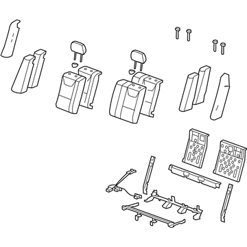 GM 25868371 Cushion Assembly, Rear Seat Back *Cocoa/Cashm