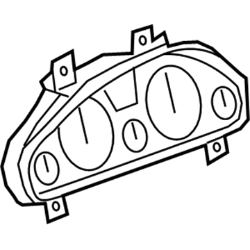 Saturn Outlook Speedometer - 23161125