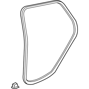 GM 39203330 Weatherstrip Assembly, Rear S/D (Dr Si)