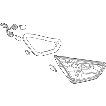 GM 39121494 Lamp Assembly, Rear Combination