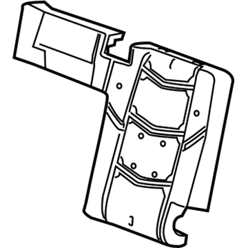 GM 23470757 Pad, Rear Seat Back