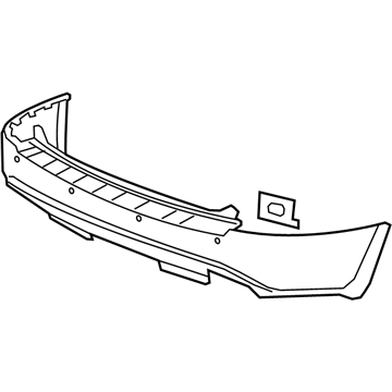 GM 20969813 Rear Bumper, Cover Lower