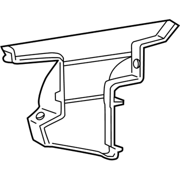 GM 52471637 Duct,Windshield Defroster Nozzle & Air Distributor Front