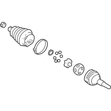 GM 26091313 Joint Kit,Front Wheel Drive Shaft Cv