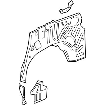 GM 84578750 Panel Assembly, Qtr Inr & Rr W/H