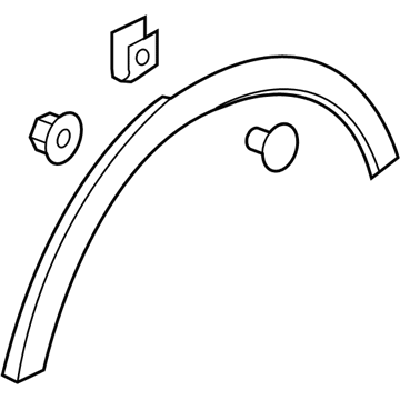 GM 42782333 Molding Assembly, Rear Whl Opg