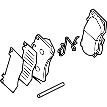 GM 15240794 Pad Kit,Front Disc Brake