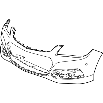 GM 92281913 Front Bumper Cover *Black