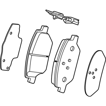 2019 Cadillac XT4 Brake Pad - 84378582