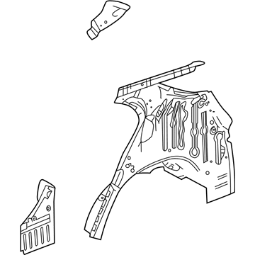 GM 84500364 Panel Assembly, Qtr Inr