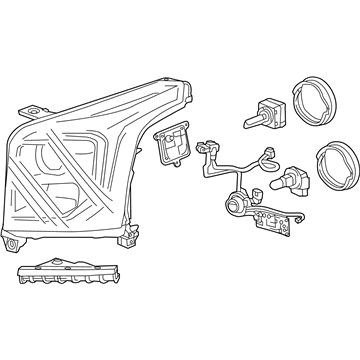 GM 84155710 Headlamp Assembly