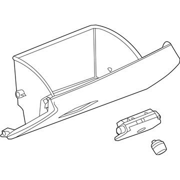 GM 84208163 Compartment Assembly, Instrument Panel *Black