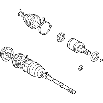 2003 Pontiac Vibe Axle Shaft - 88969205