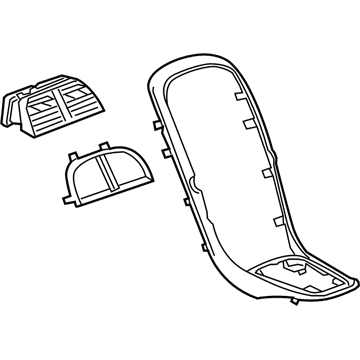 GM 22926645 Applique Assembly, Instrument Panel Center Trim Plate *Argent