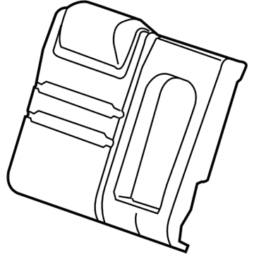 GM 19123027 Pad Asm,Rear Seat Back Cushion