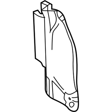 GM 39130317 Gusset, Front Compartment Inner Side Rail