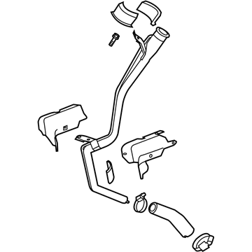 2016 Cadillac XTS Fuel Filler Hose - 23335592