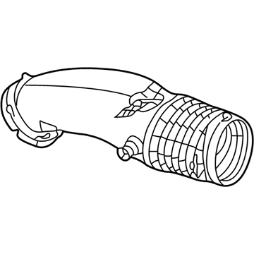 GM 25314823 Duct Assembly, Air Cleaner Outlet (W/ Resonator & Intake Air Tem