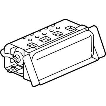 GM 15280750 Airbag,Instrument Panel