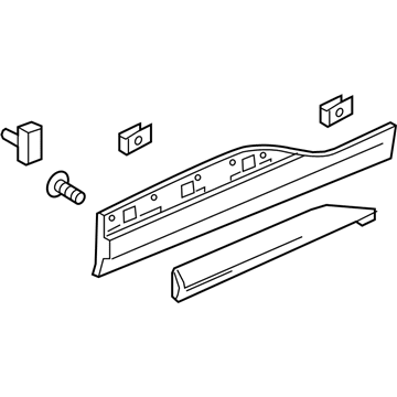 GM 42617379 Molding Assembly, Rear S/D Lwr