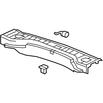 GM 95275065 Panel Assembly, Load Floor Panel Rear Extension *Black