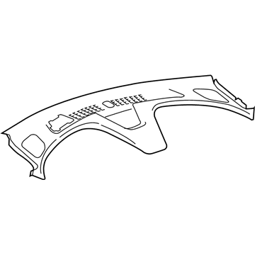 GM 23382535 Extension Assembly, Instrument Panel *Black