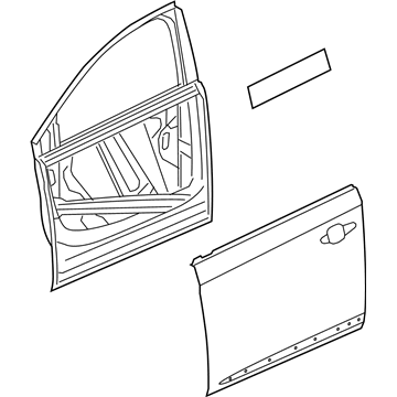 GM 23278205 Door Assembly, Front Side (Lh)