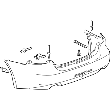 2007 Pontiac Grand Prix Bumper - 89025804