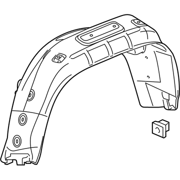 GM 22893880 Liner, Rear Wheelhouse