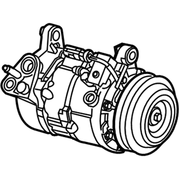 Chevrolet Silverado A/C Compressor - 84317513