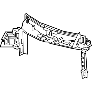 GM 84089228 Deflector, Radiator Air Upper