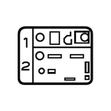 GM 95161596 Label, A/C Refrigerant & Fan Blade Warning