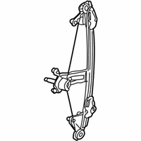 Saturn LS Window Regulator - 22682243 Rear Side Door Window Regulator Assembly