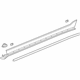 GM 84679046 Molding Assembly, Rkr Pnl *Black