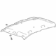 GM 95407070 Panel Assembly, Headlining Trim *Titanium