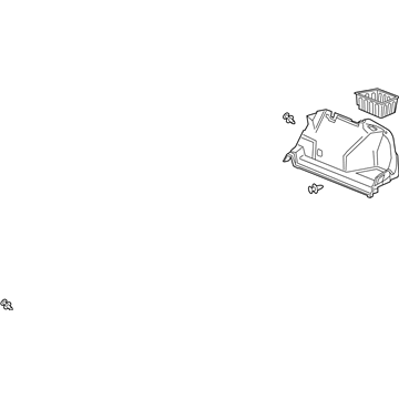 GM 23465069 Trim,Rear Compartment Side