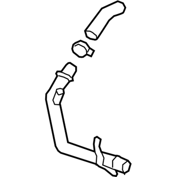 GM 12670936 Radiator Coolant Inlet PIPE Assembly