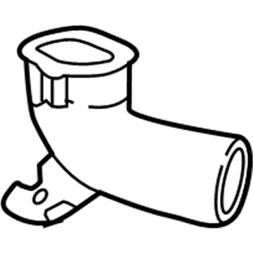 GM 13401751 Duct, Floor Rear Air Outlet