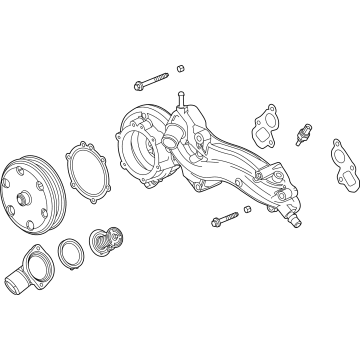 GM 12714605 Pump Assembly, Wat (W/ Manif)