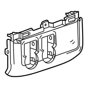 GM 84687462 Plate Assembly, I/P Sw Tr *Jet Black