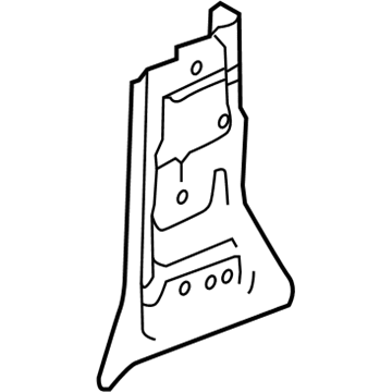 GM 22904451 Filler, Body Lock Pillar Lower