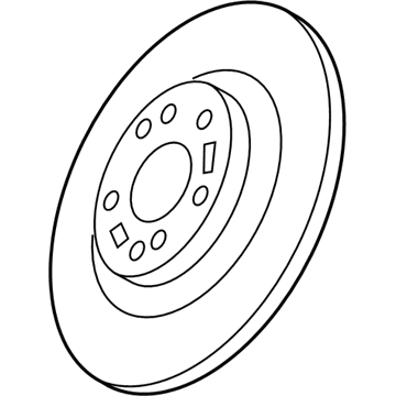 Chevrolet Cruze Brake Disc - 13514611